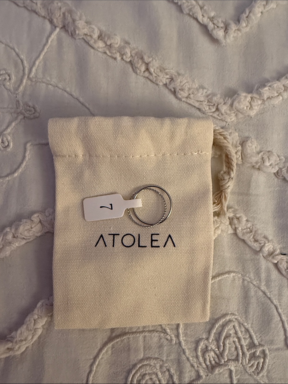 Atolea Silver Ring size 7